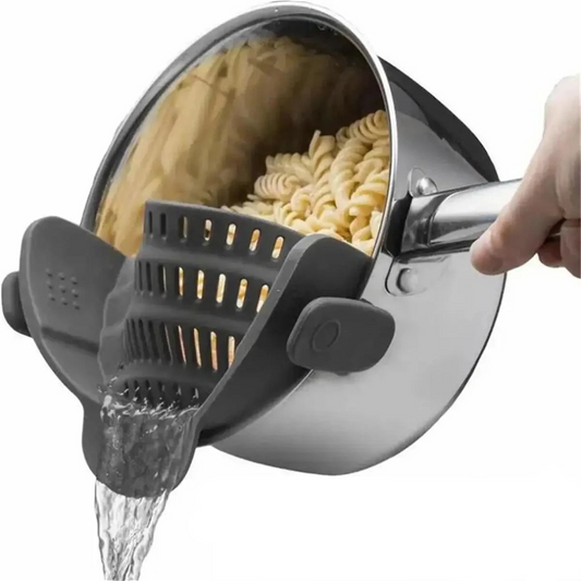 Clip on Pot Silicone Strainer