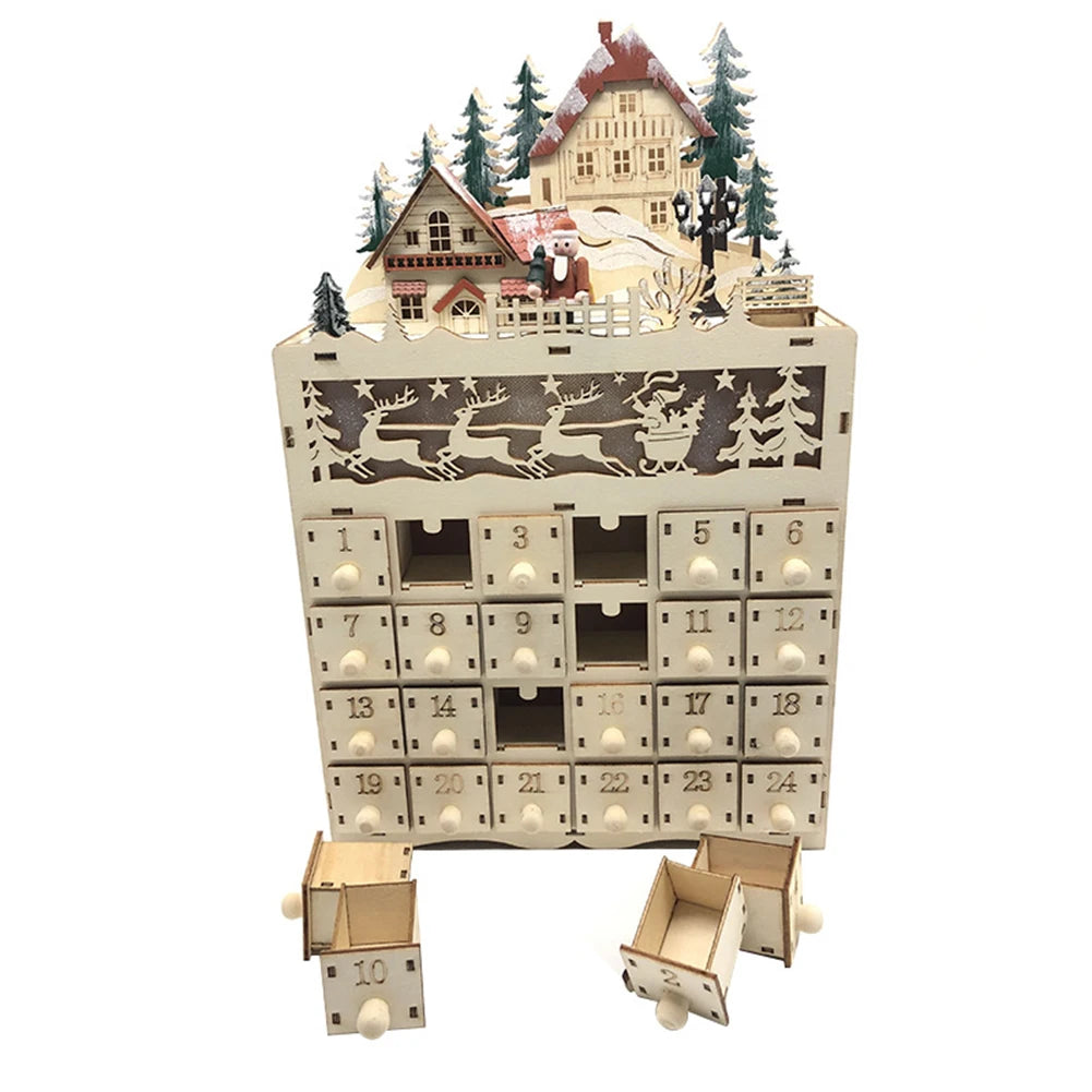 Wooden Christmas Advent Calendar