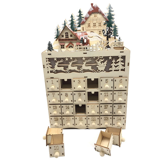 Wooden Christmas Advent Calendar